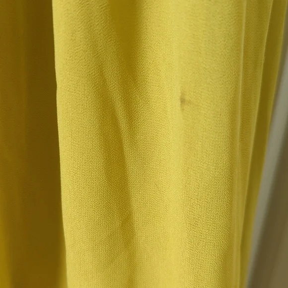 Ixiah Mustard Maxi Dress with Lace Accents - Picture 8 of 10